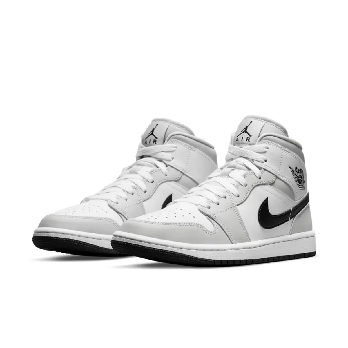 Chaussures  1 Mid White Light Smoke Grey 5/6