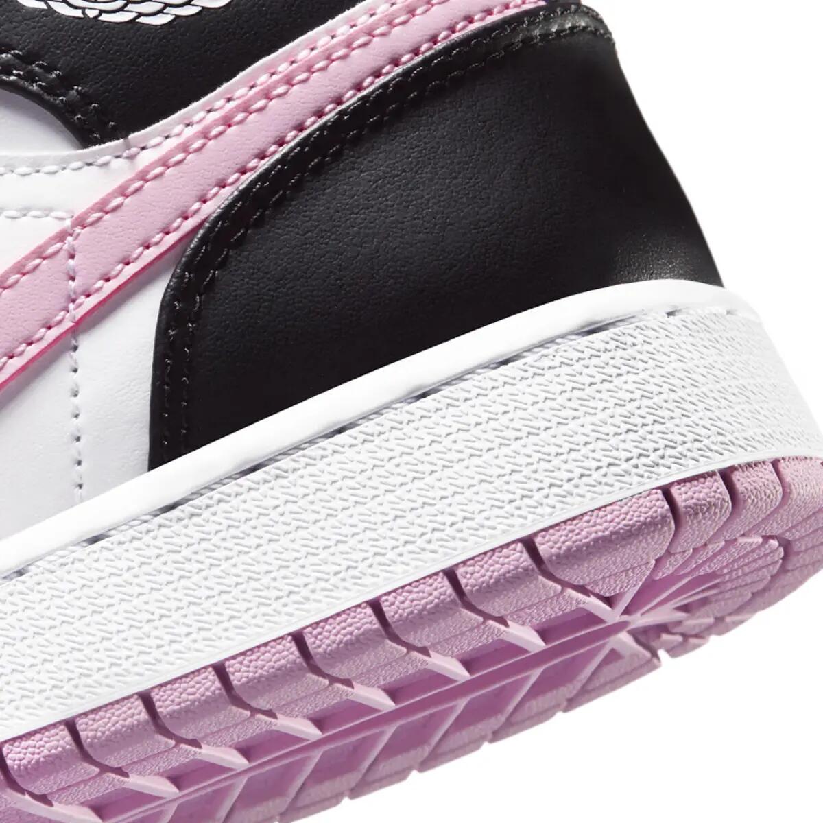 Zapatillas  1 Mid White Black Light Arctic Pink 6/6