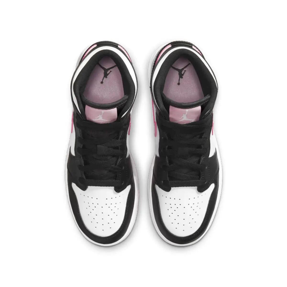 Zapatillas  1 Mid White Black Light Arctic Pink 4/6