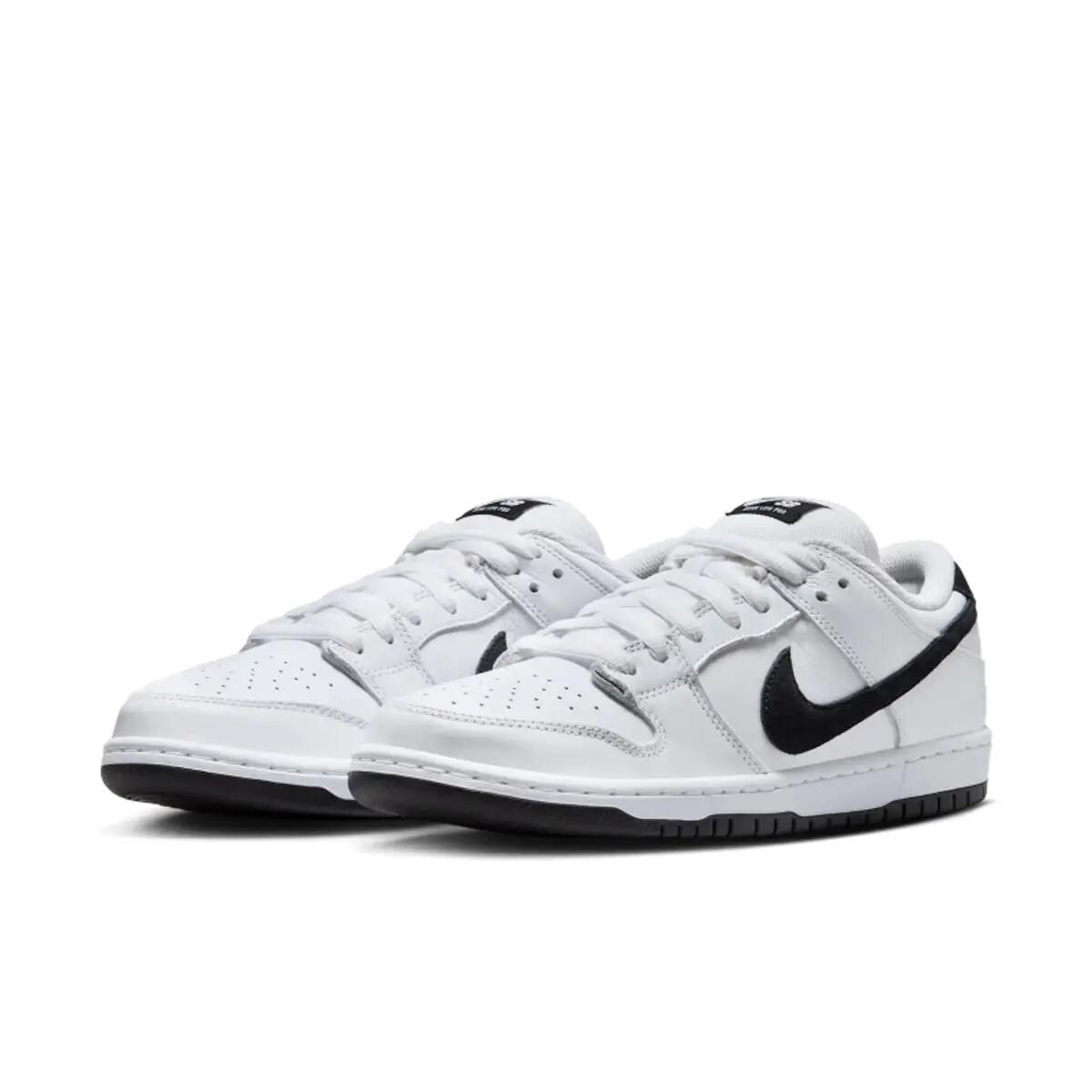 Schoenen  SB Dunk Low White Black 4/6