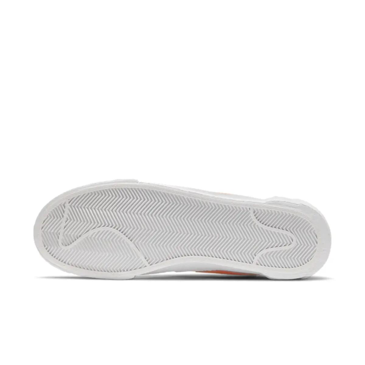 Chaussures  Blazer Low Sacai White Magma Orange 3/6