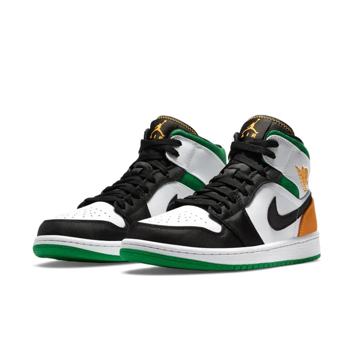 Chaussures  1 Mid Oakland Laser Orange Lucky Green 5/6