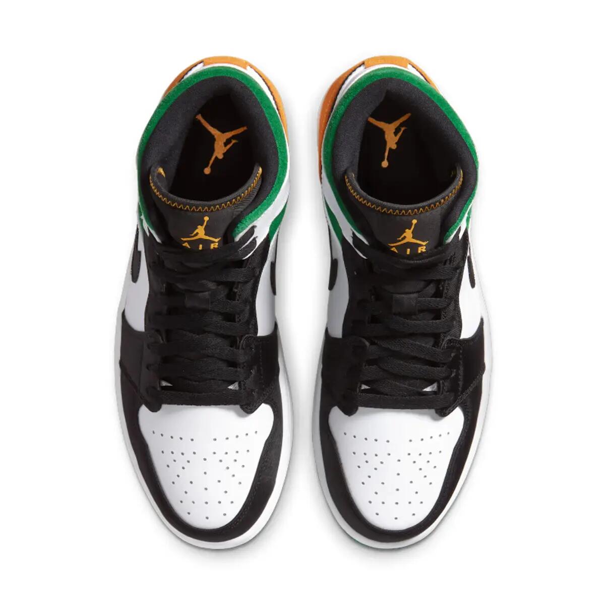 Chaussures  1 Mid Oakland Laser Orange Lucky Green 4/6