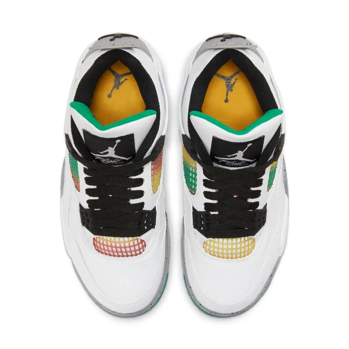 Chaussures  4 Retro Rasta Green 5/6