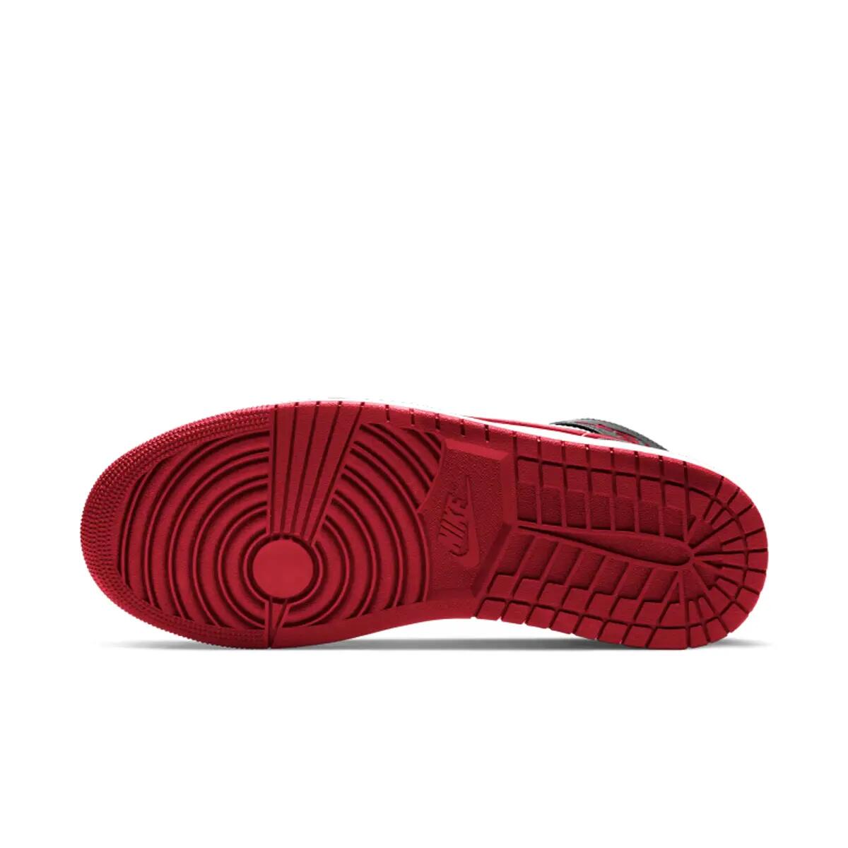 Air Jordan 1 Mid Gym Red Black White 3/5