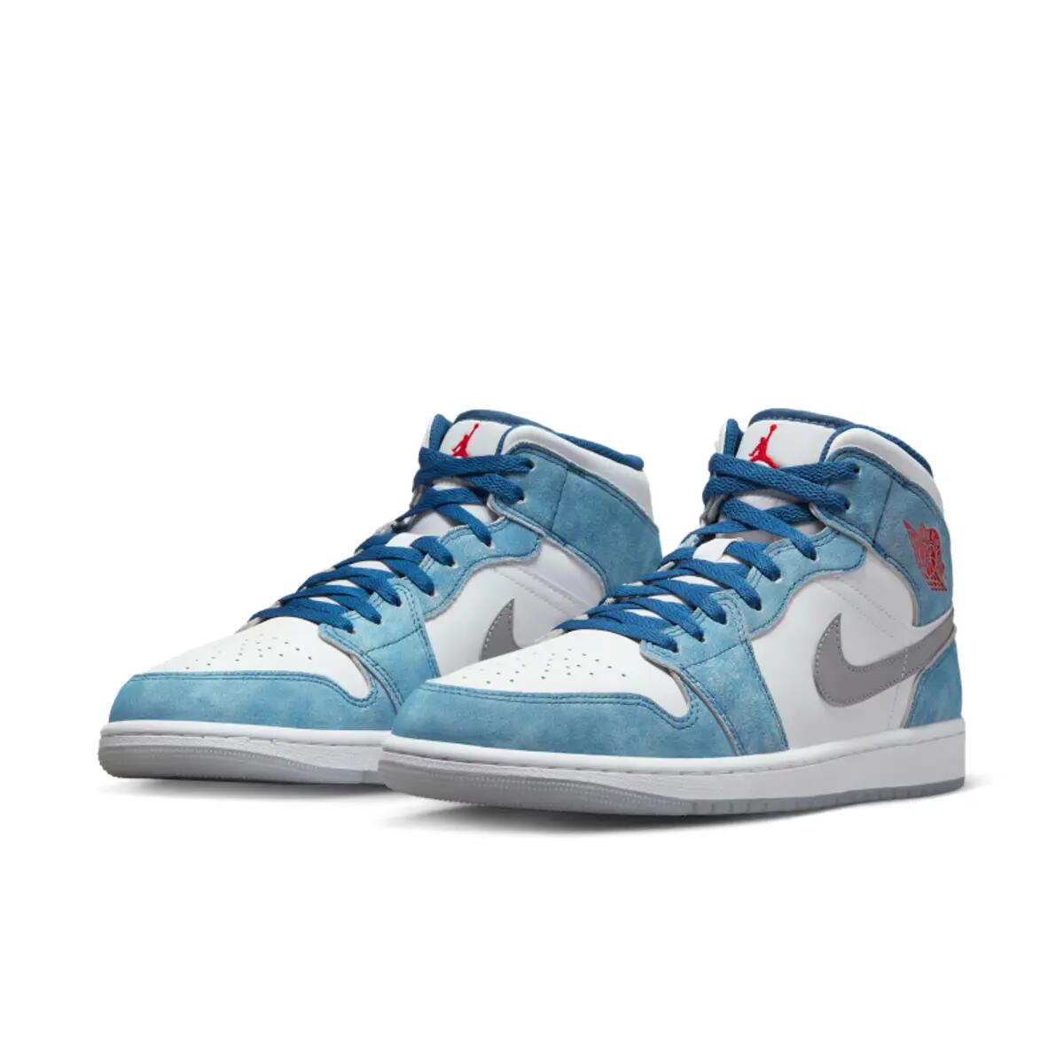 Chaussures  1 Mid French Blue Fire Red 4/6
