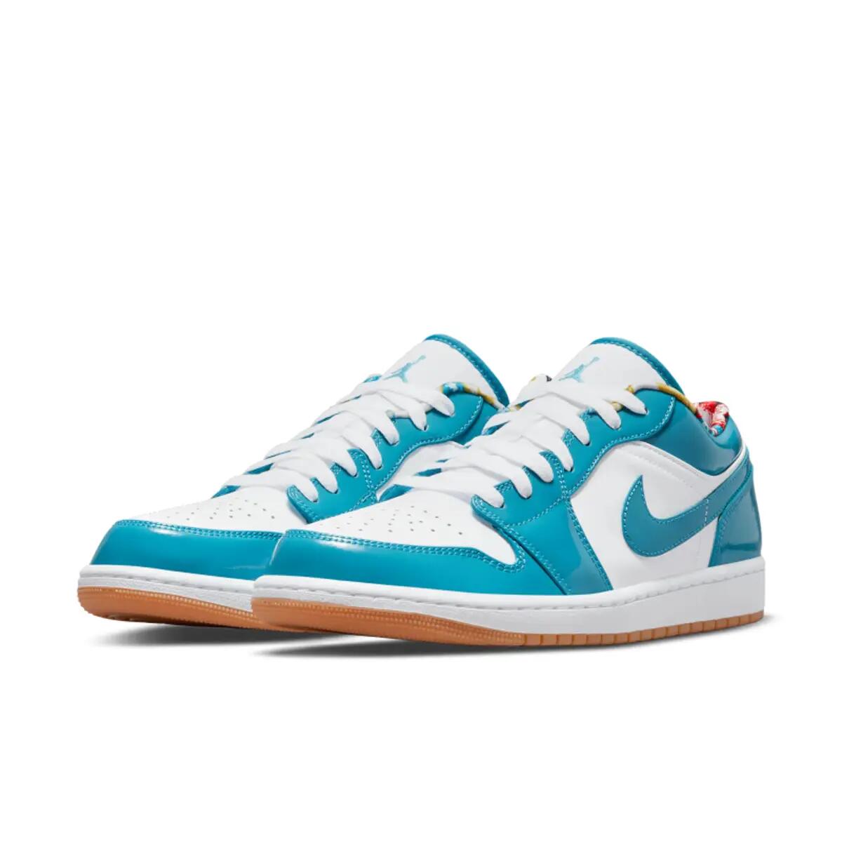 Schuhe Jordan 1 Low SE Barcelona Cyber Teal 5/6