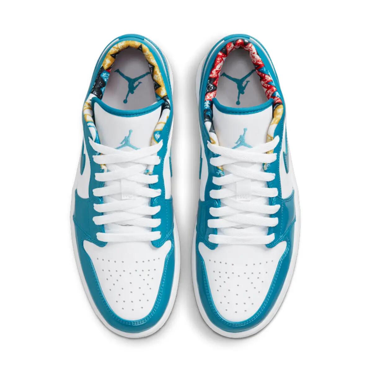 Schuhe Jordan 1 Low SE Barcelona Cyber Teal 4/6