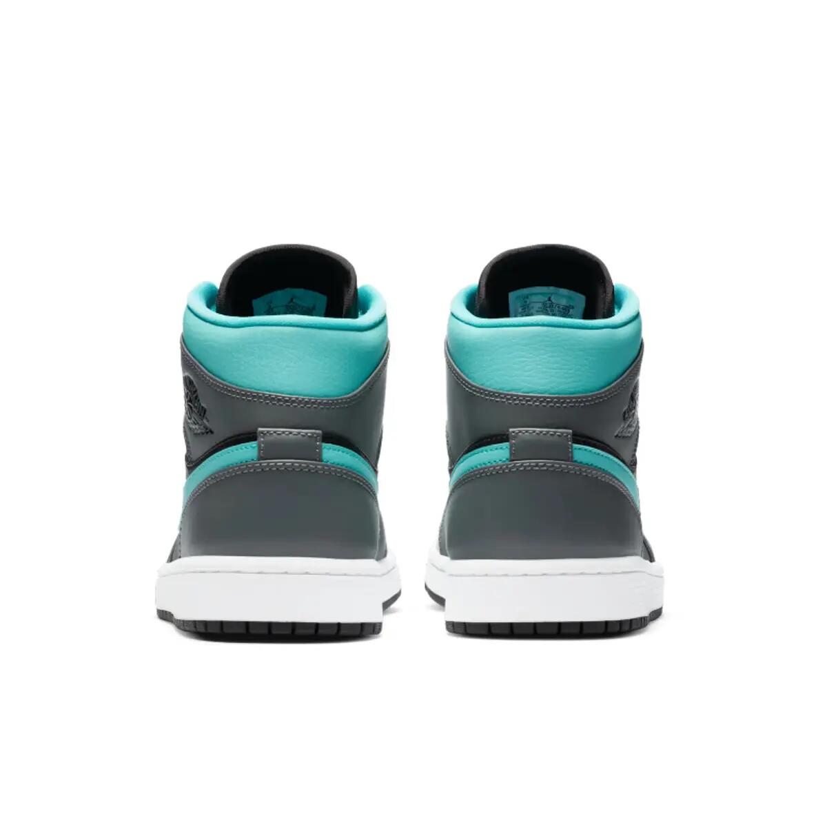 Jordan 1 Mid Grey Aqua 6/6
