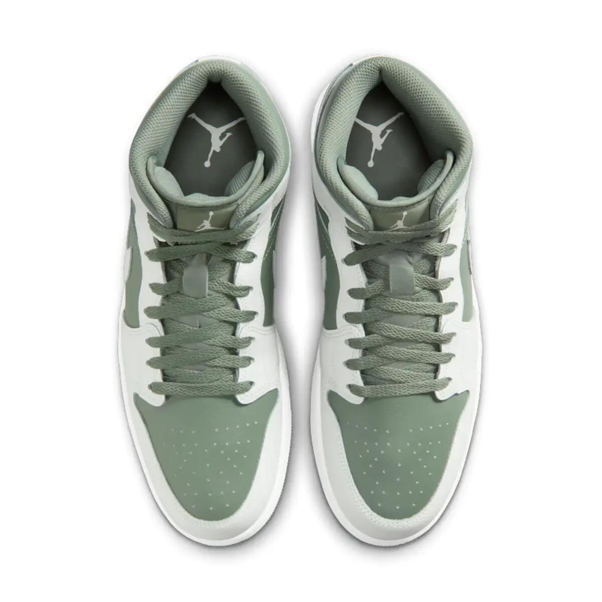 Jordan 1 Mid Summit White Vintage Lichen 5/6