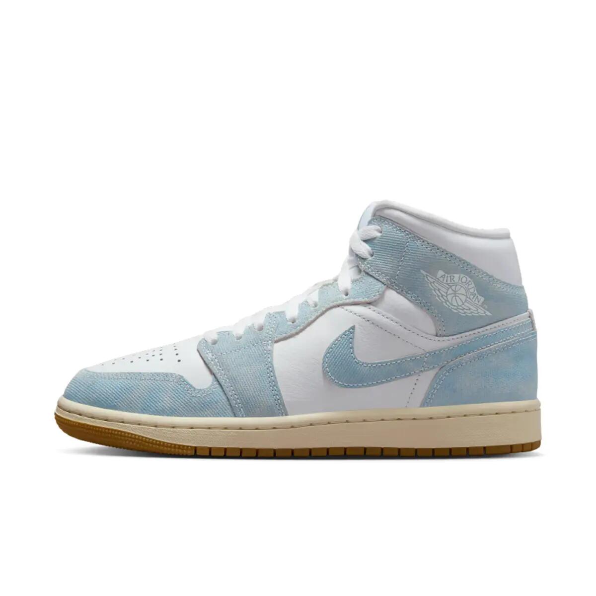 Air Jordan 1 Mid Denim Womens 3/6