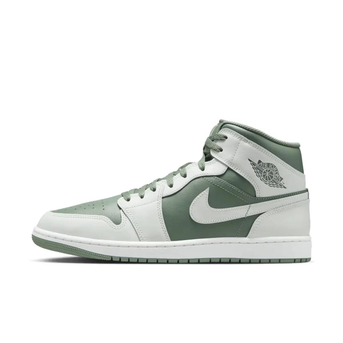 Jordan 1 Mid Summit White Vintage Lichen 3/6
