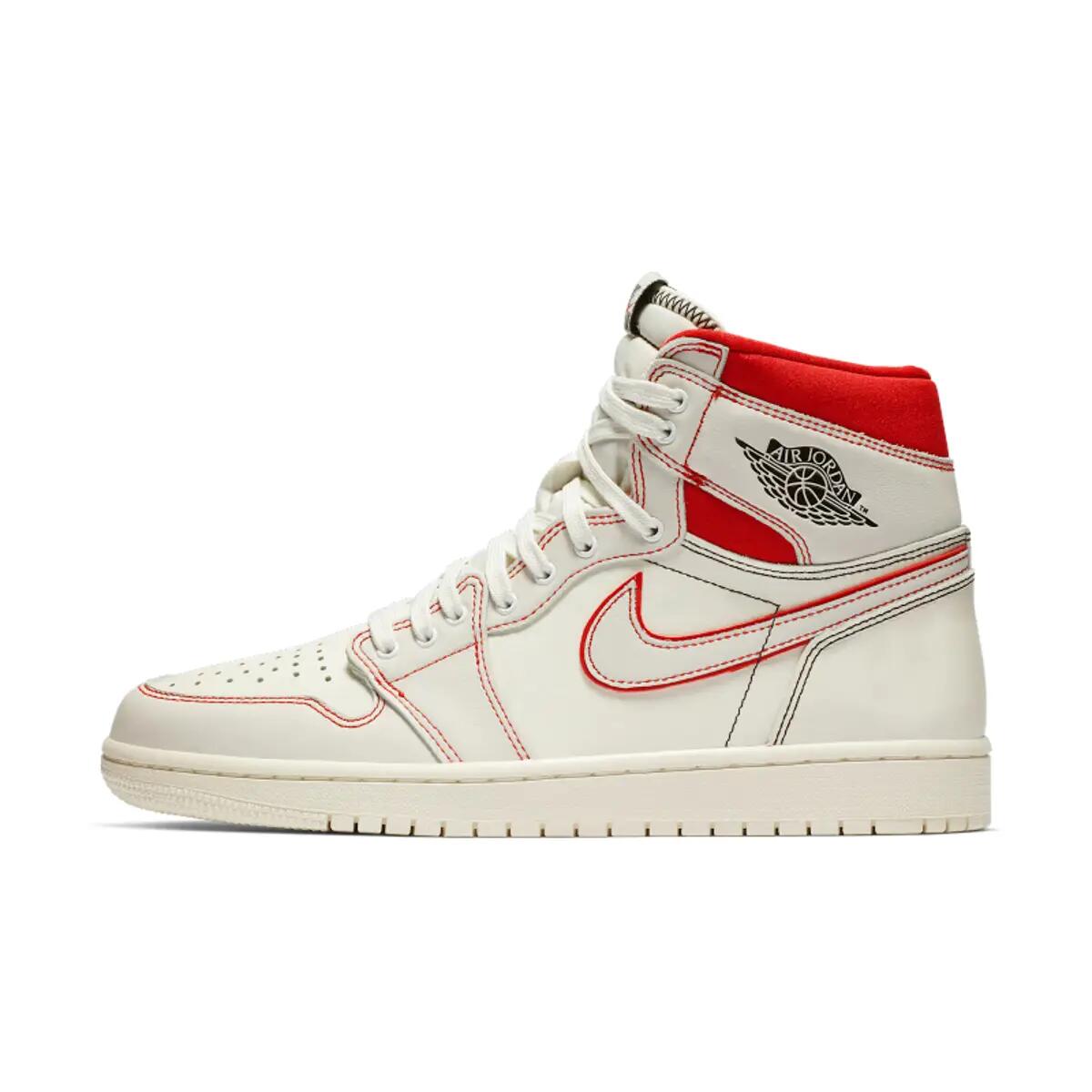 Jordan 1 Retro High Phantom Gym Red 2/6