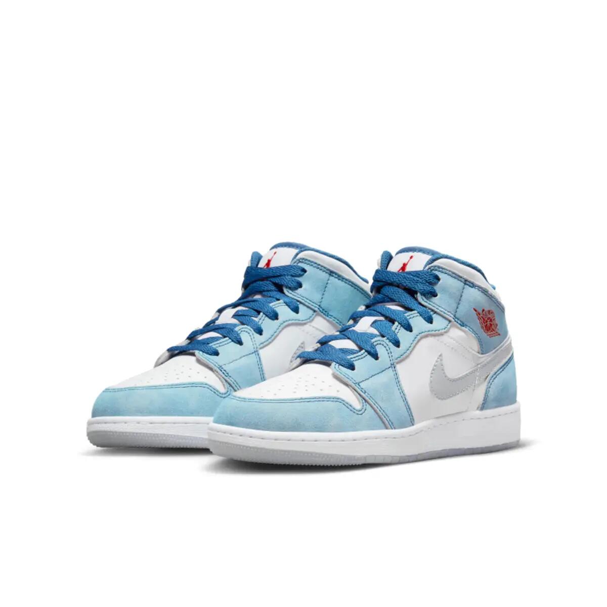 Jordan 1 Mid SE French Blue Light Steel (GS) 5/6