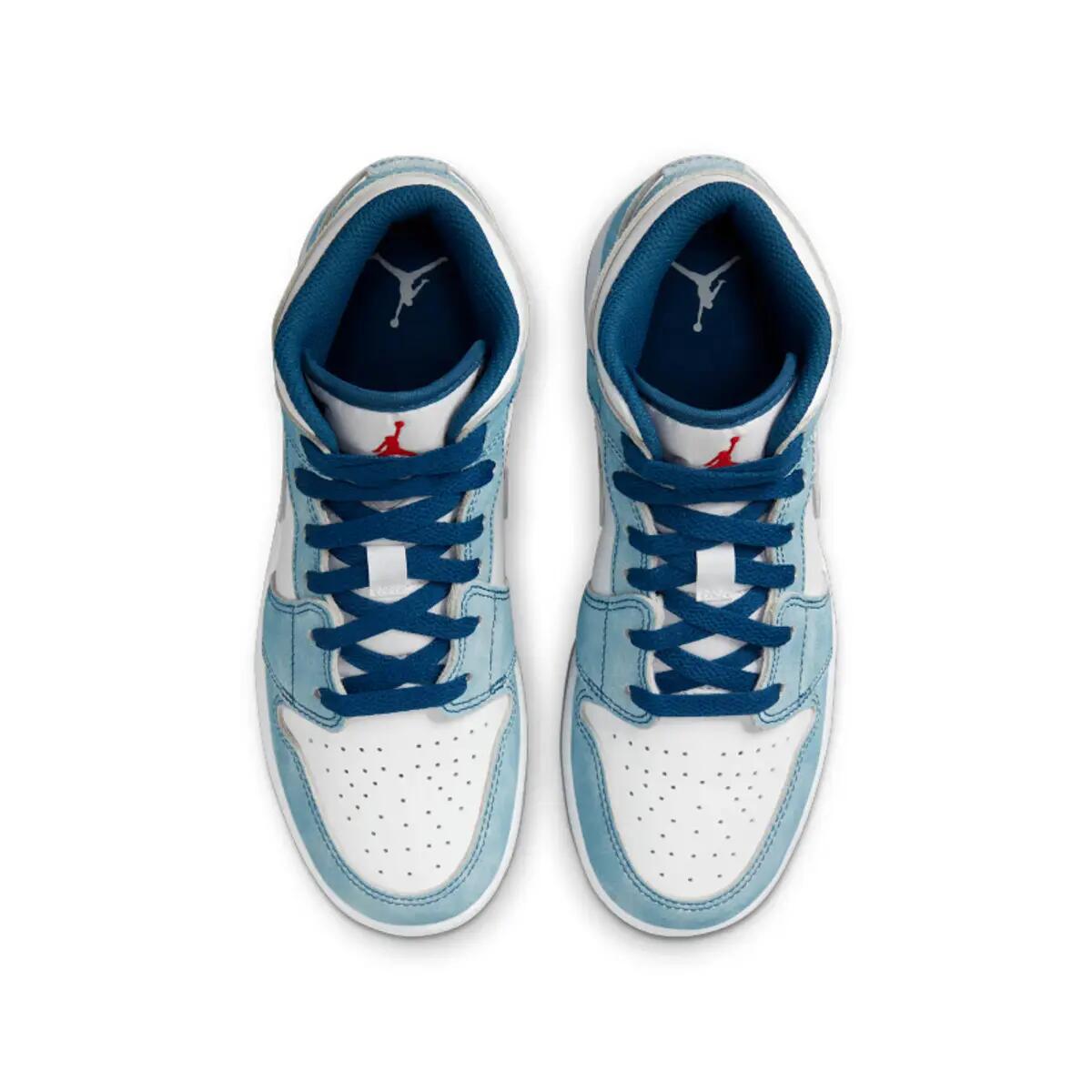 Jordan 1 Mid SE French Blue Light Steel (GS) 4/6