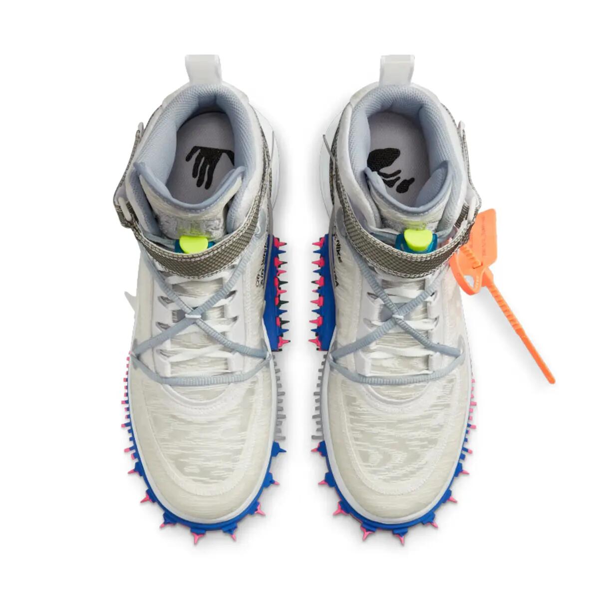 Chaussures  Air Force 1 Mid Off-White Clear White 5/6