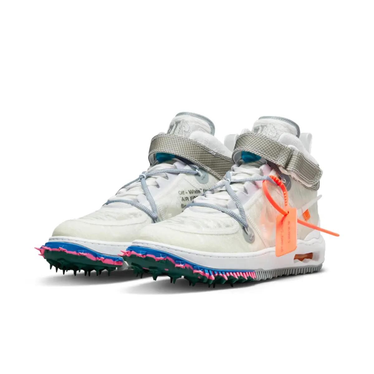 Chaussures  Air Force 1 Mid Off-White Clear White 4/6