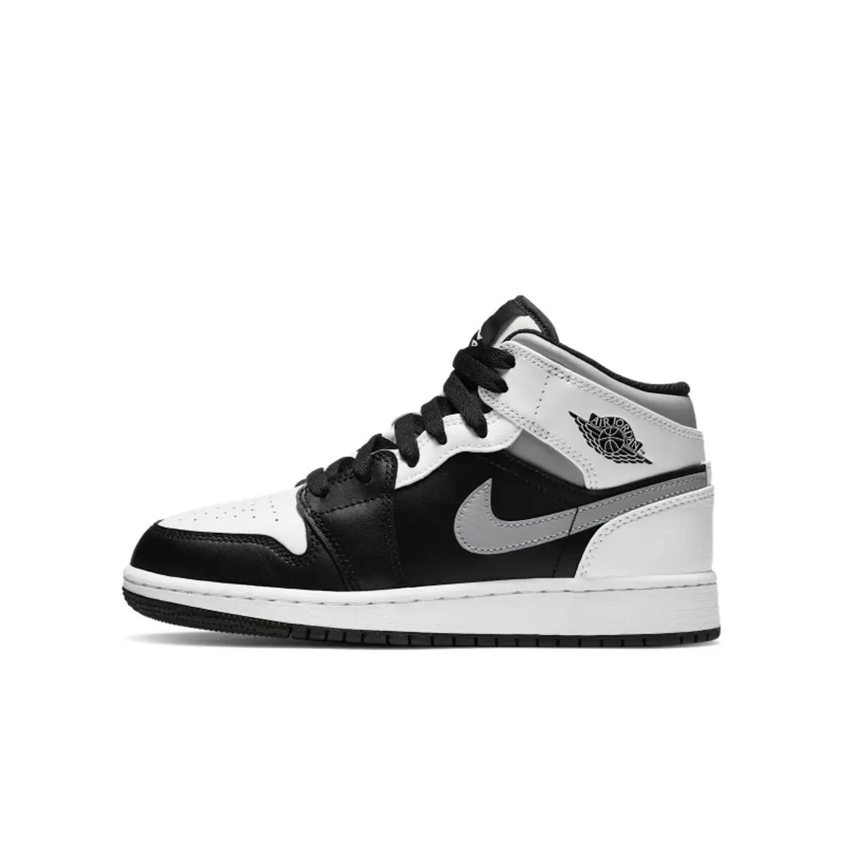 Jordan 1 Mid White Shadow (GS) 3/6