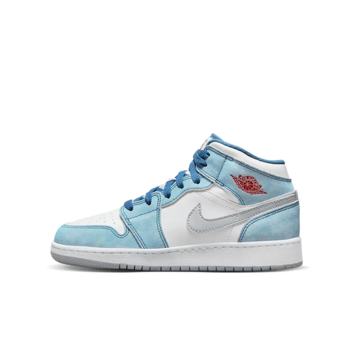 Jordan 1 Mid SE French Blue Light Steel (GS) 2/6