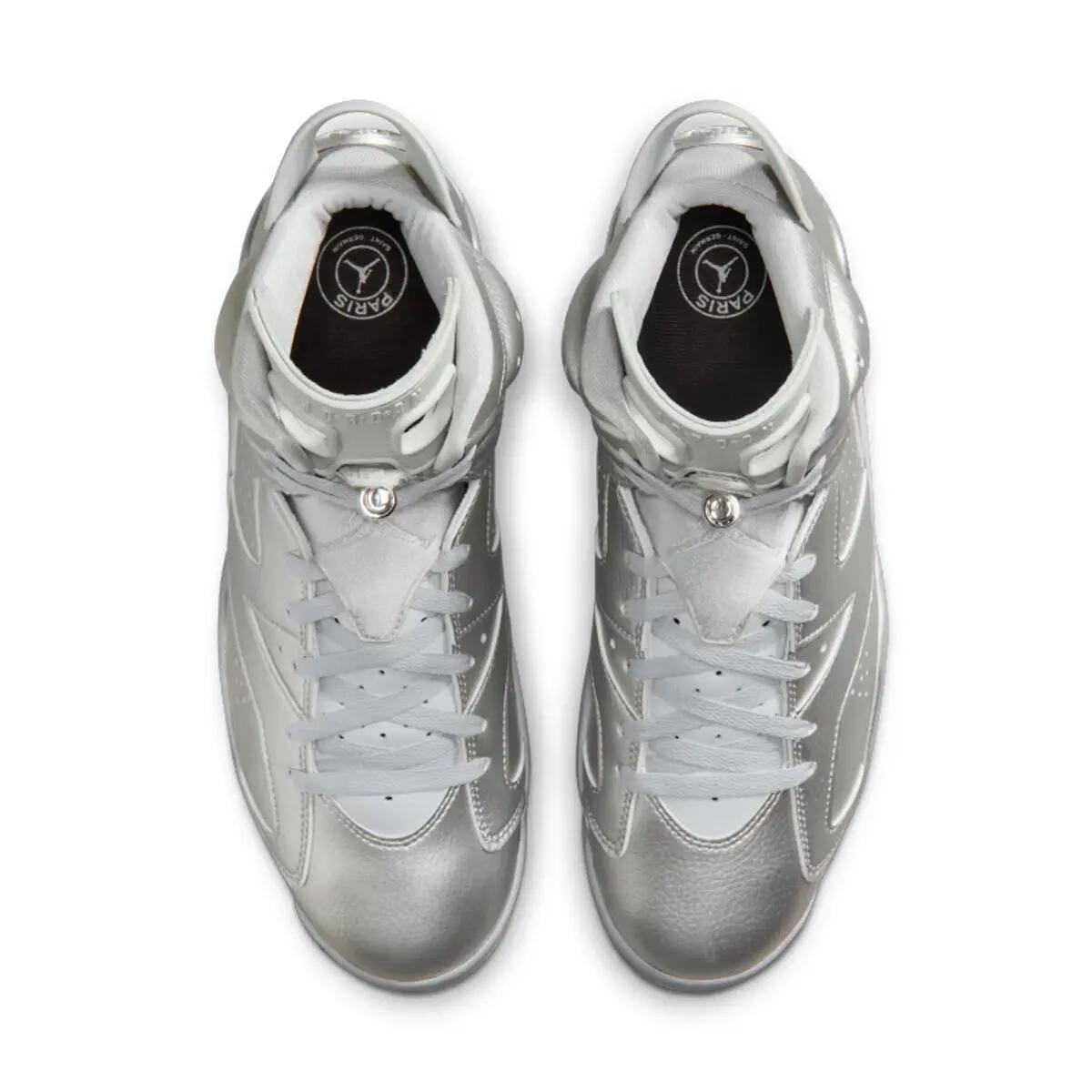 Jordan 6 Retro PSG Paris Saint-Germain Silver 4/6