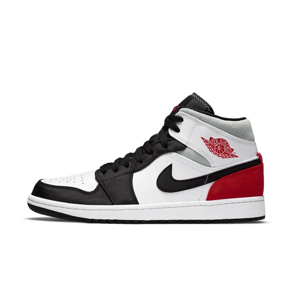 Jordan 1 Mid SE Red Black Toe 2/6