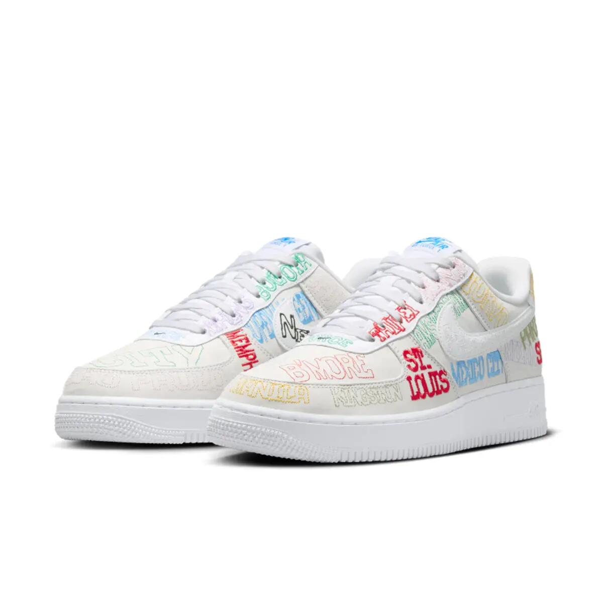 Nike Air Force 1 Low World Tour White 5/6