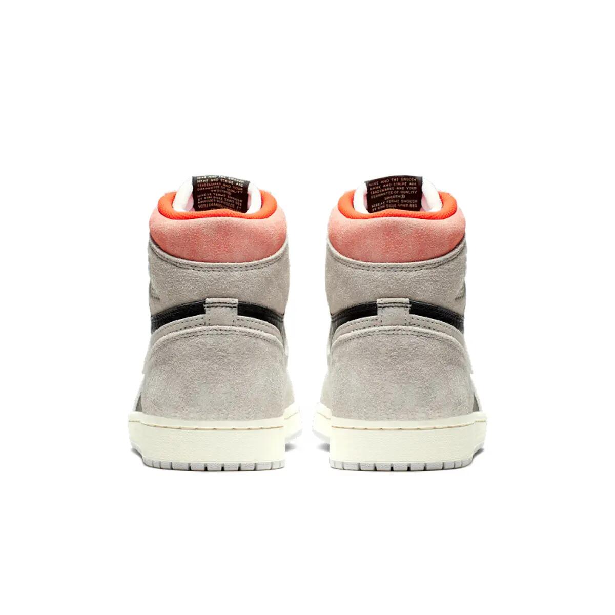 Jordan 1 Retro High Neutral Grey Hyper Crimson 6/6