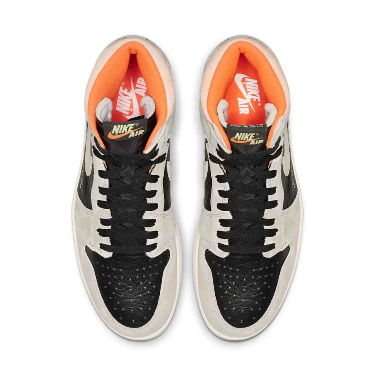 Jordan 1 Retro High Neutral Grey Hyper Crimson 5/6