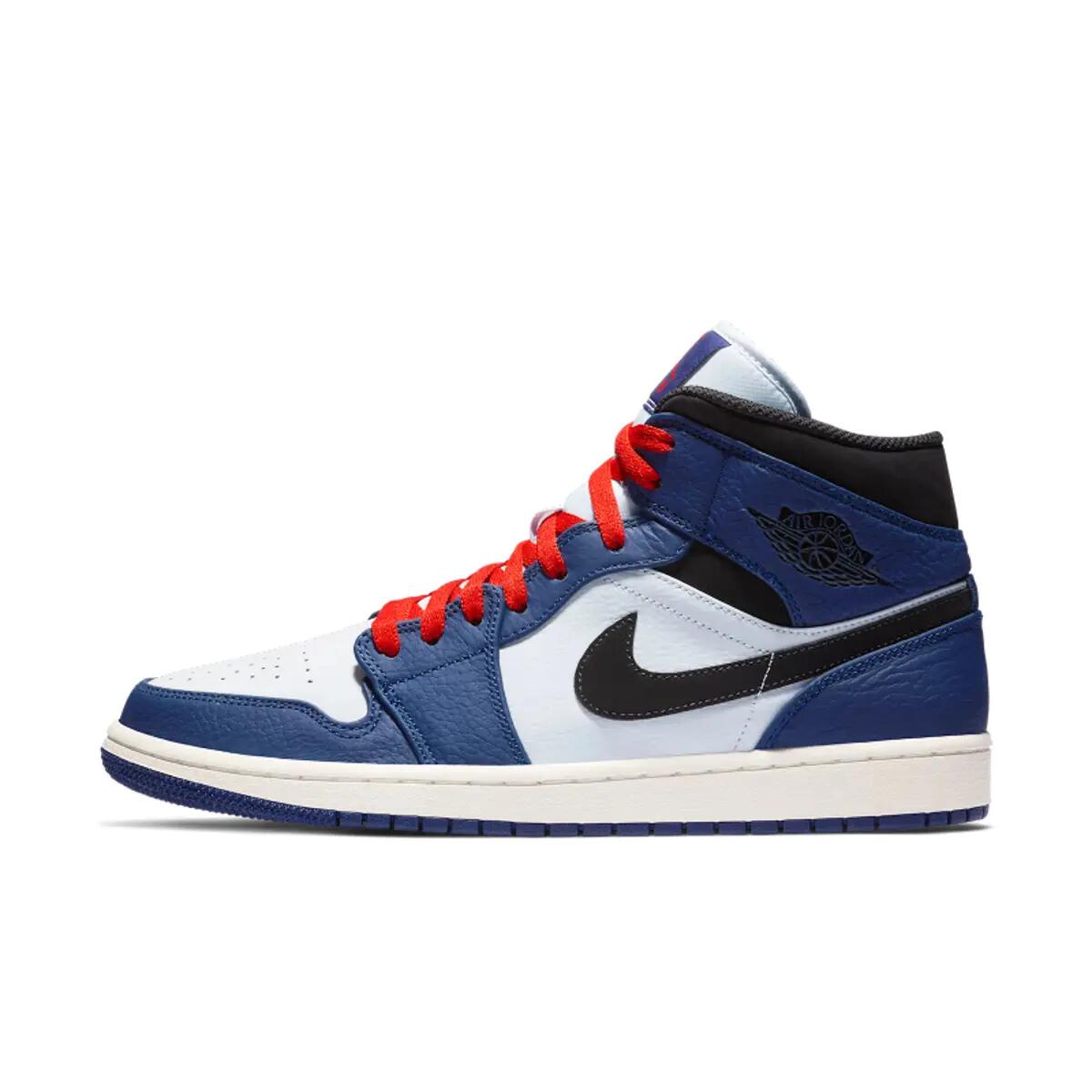 Jordan 1 Mid Deep Royal Blue Black 3/6
