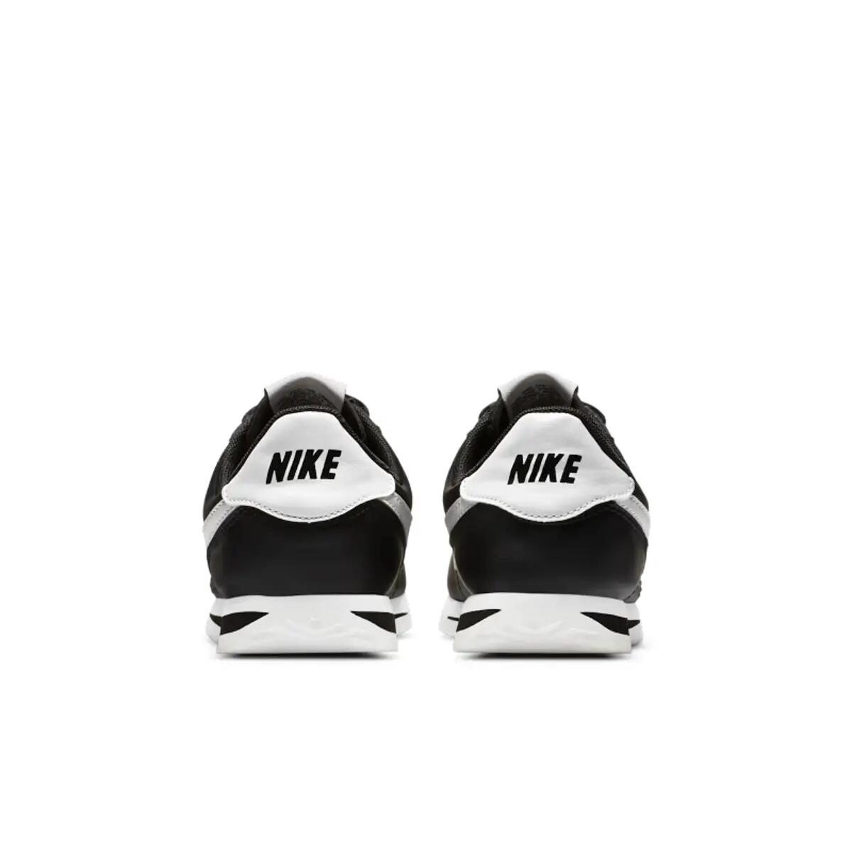Nike Cortez Basic Leather Black White (GS) 6/6
