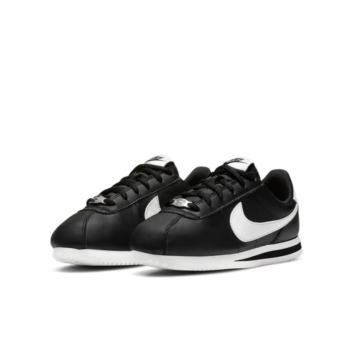 Nike Cortez Basic Leather Black White (GS) 5/6