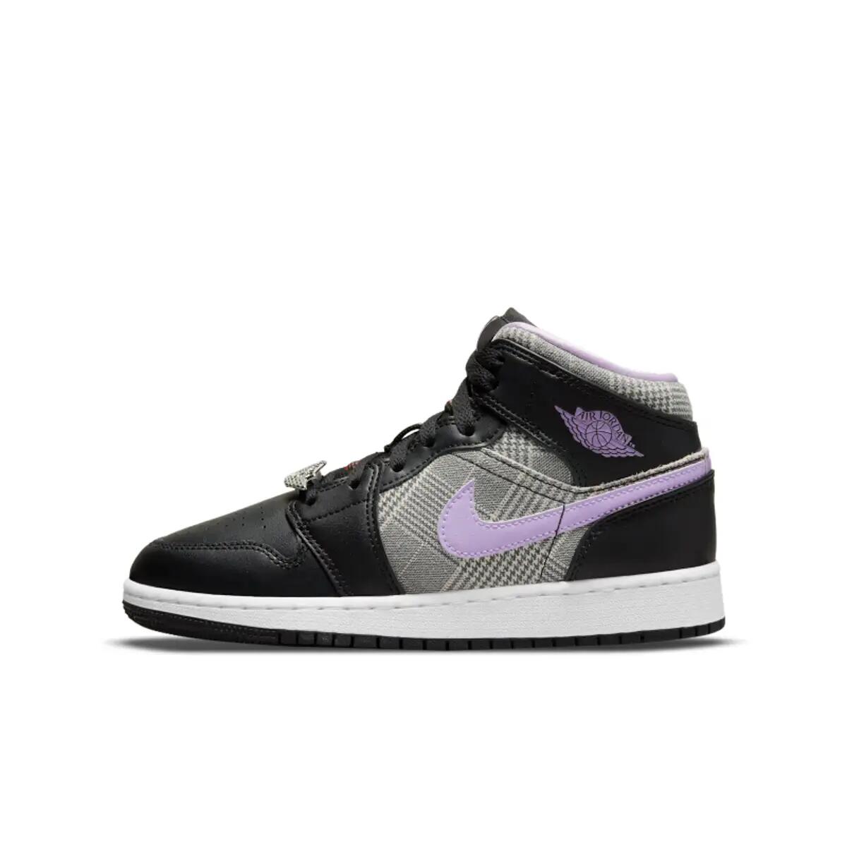 Jordan 1 Mid SE Houndstooth (GS) 2/6