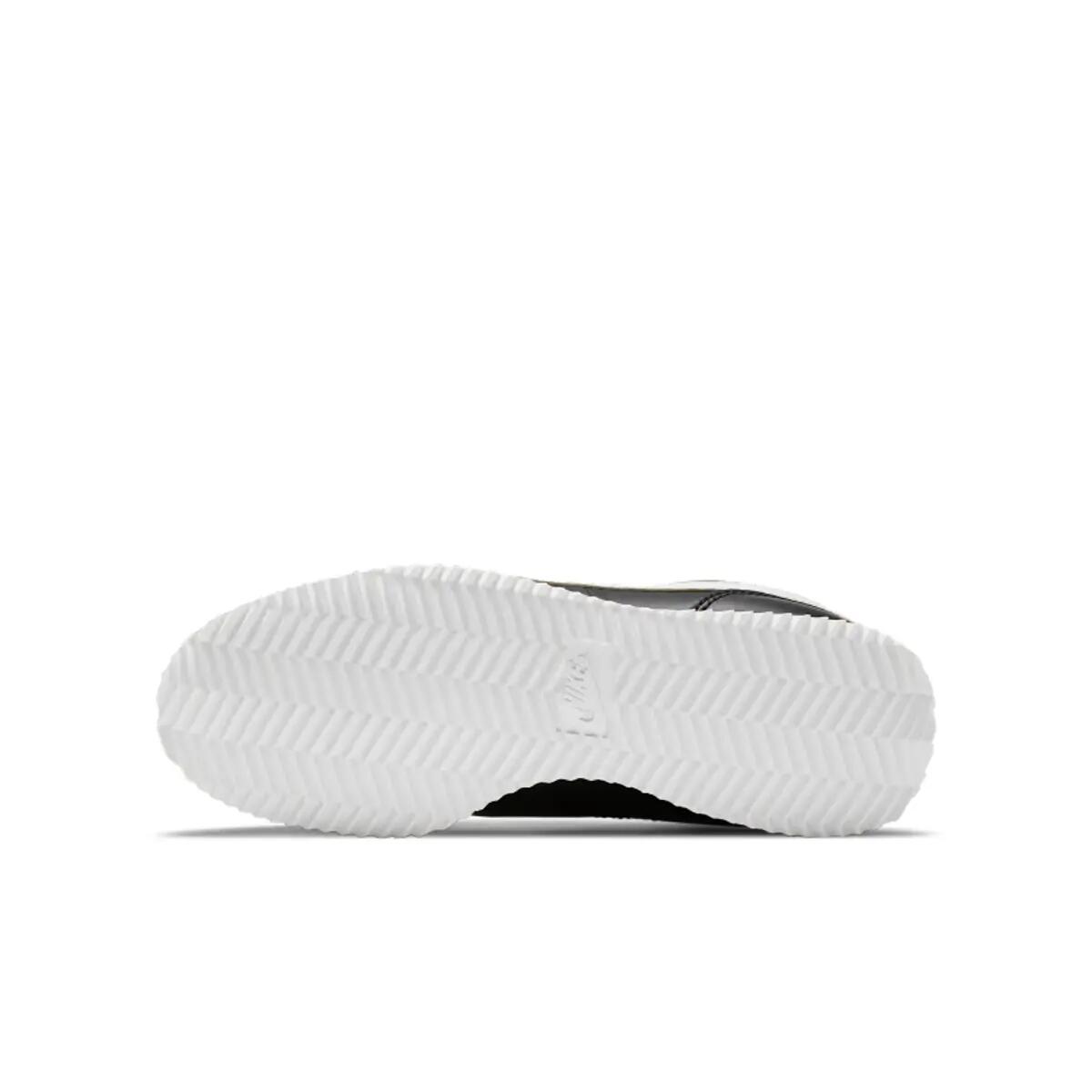 Nike Cortez Basic Leather Black White (GS) 2/6