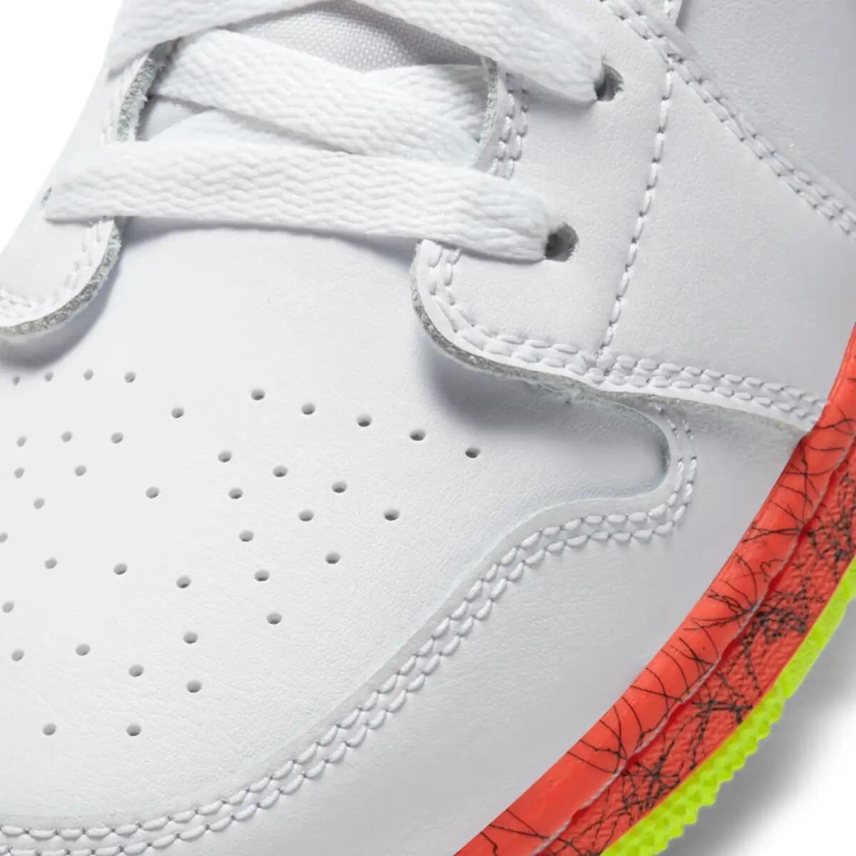 Jordan 1 Low Multi-Color Midsoles White (GS) 6/6