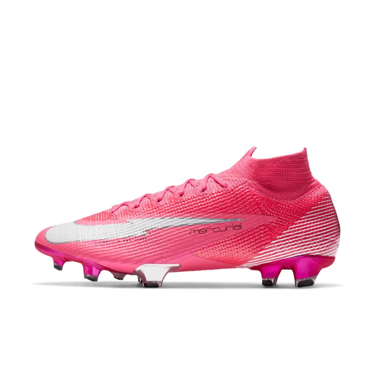 Nike Mercurial Superfly 7 Elite Mbappe Rose FG Pink Blast 2/6