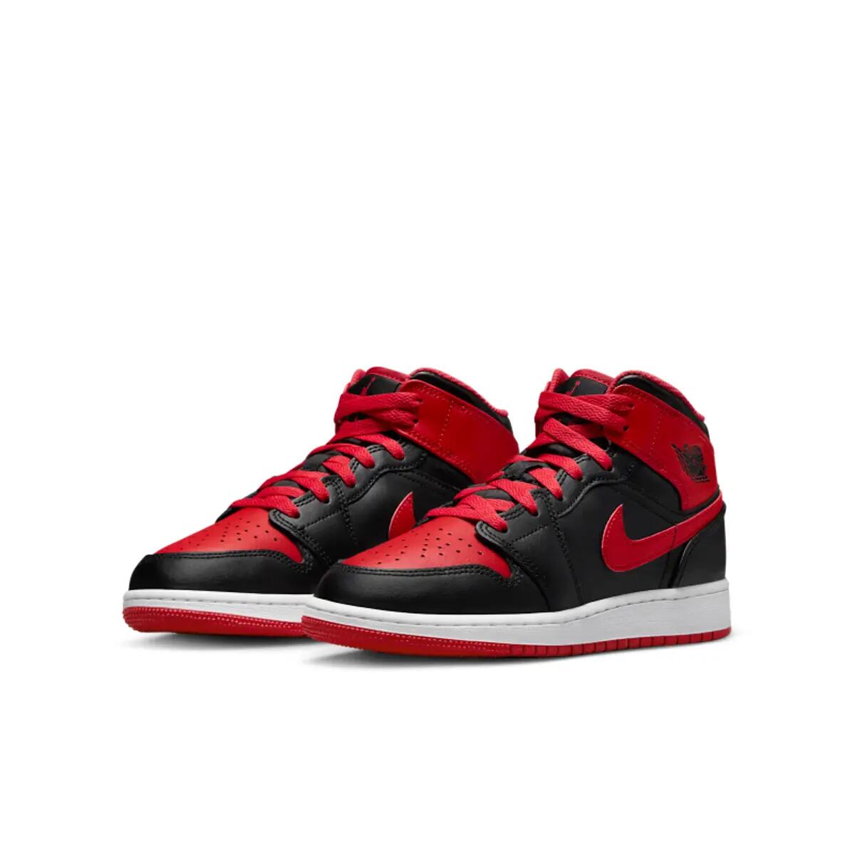 Air Jordan 1 Mid Alternate Bred 2022 (GS) 5/6