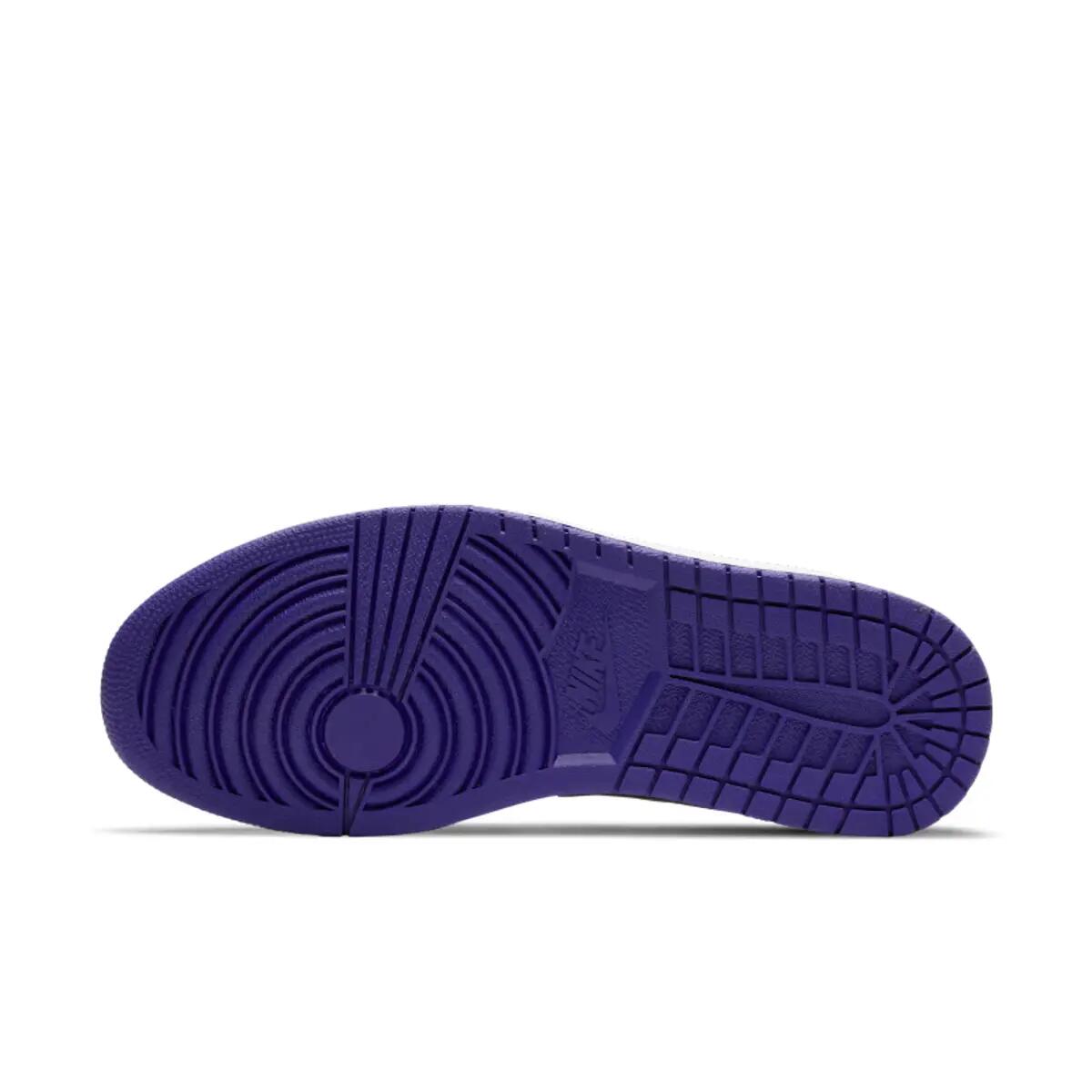 Jordan 1 Low Court Purple White 3/6