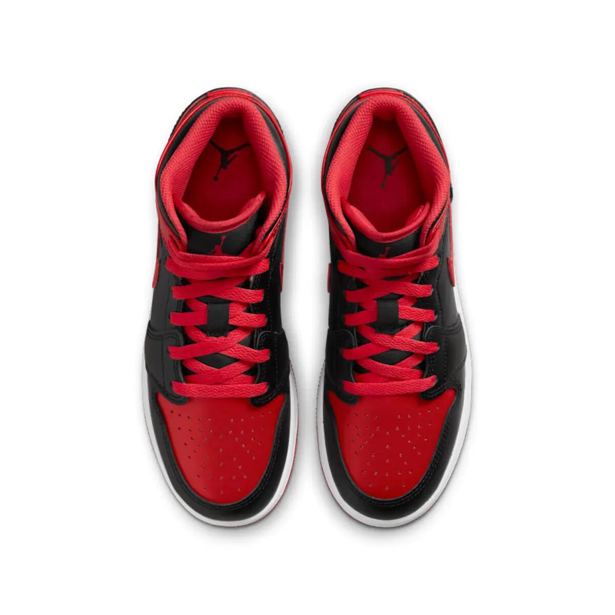 Air Jordan 1 Mid Alternate Bred 2022 (GS) 4/6