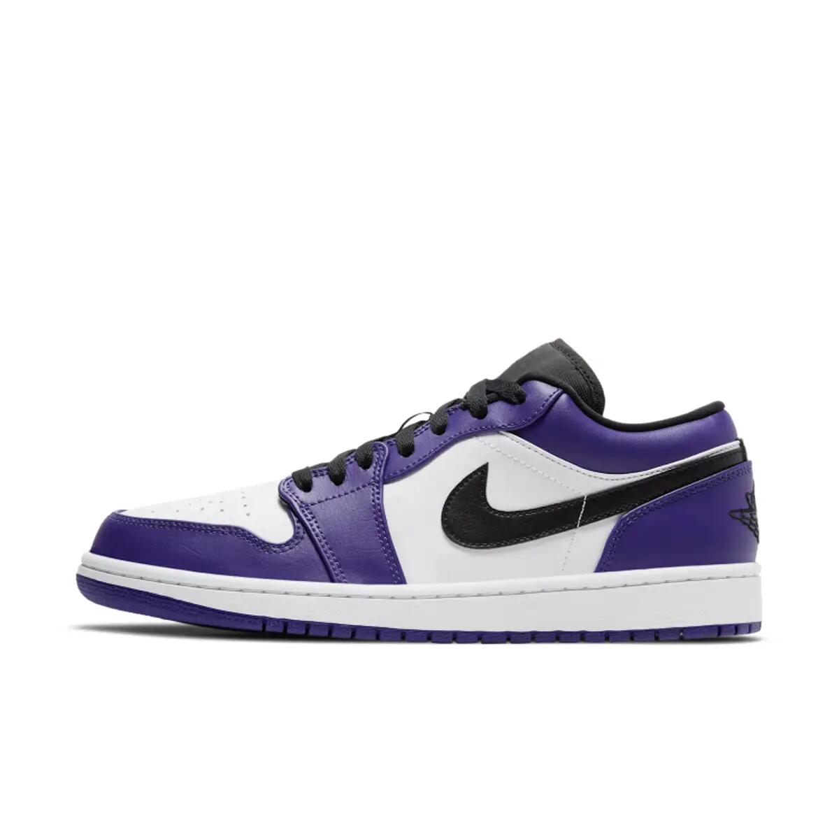 Jordan 1 Low Court Purple White 2/6