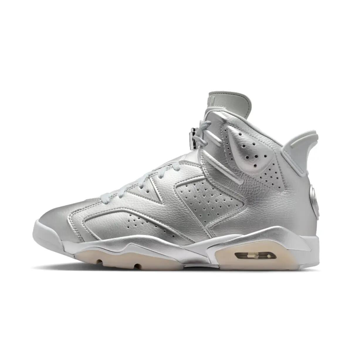 Jordan 6 Retro PSG Paris Saint-Germain Silver 3/6