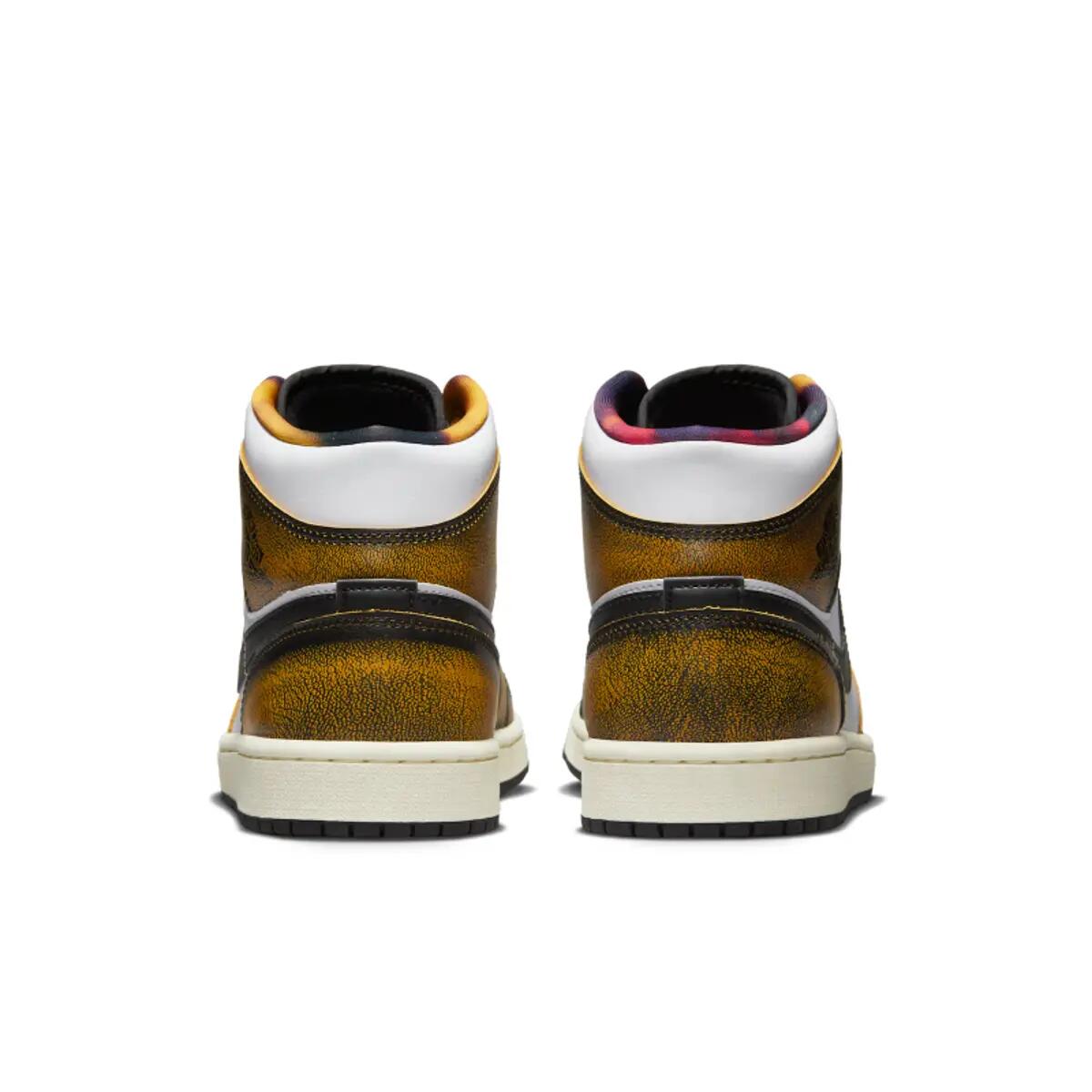 Chaussures  1 Mid SE Orange Wear-Away 6/6