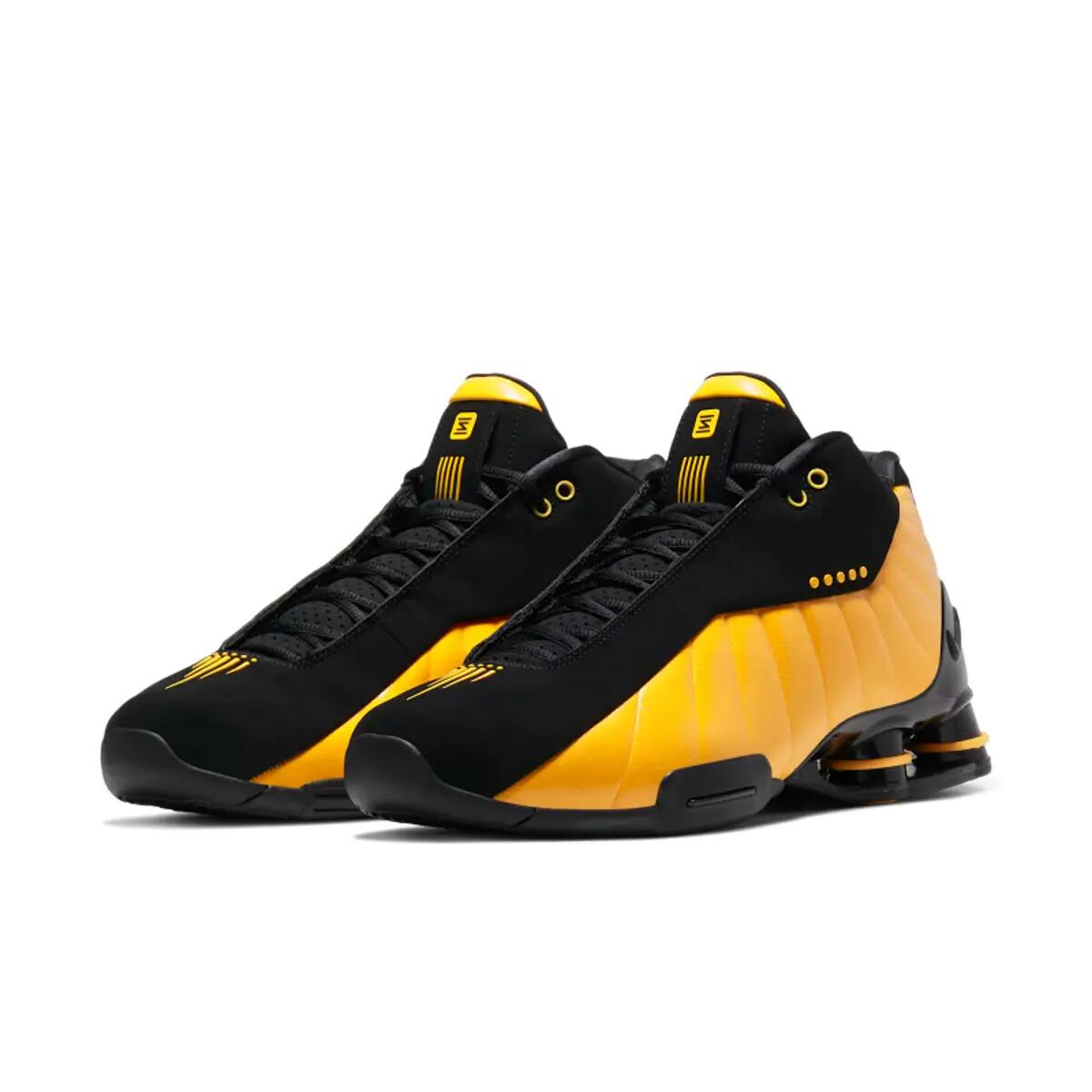 Nike Shox BB4 Black University Gold 4/6