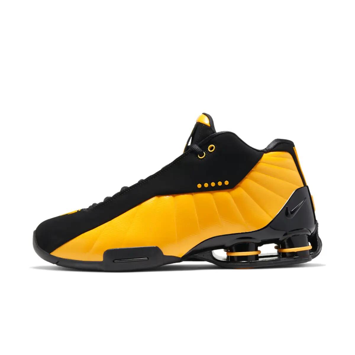 Nike Shox BB4 Black University Gold 3/6