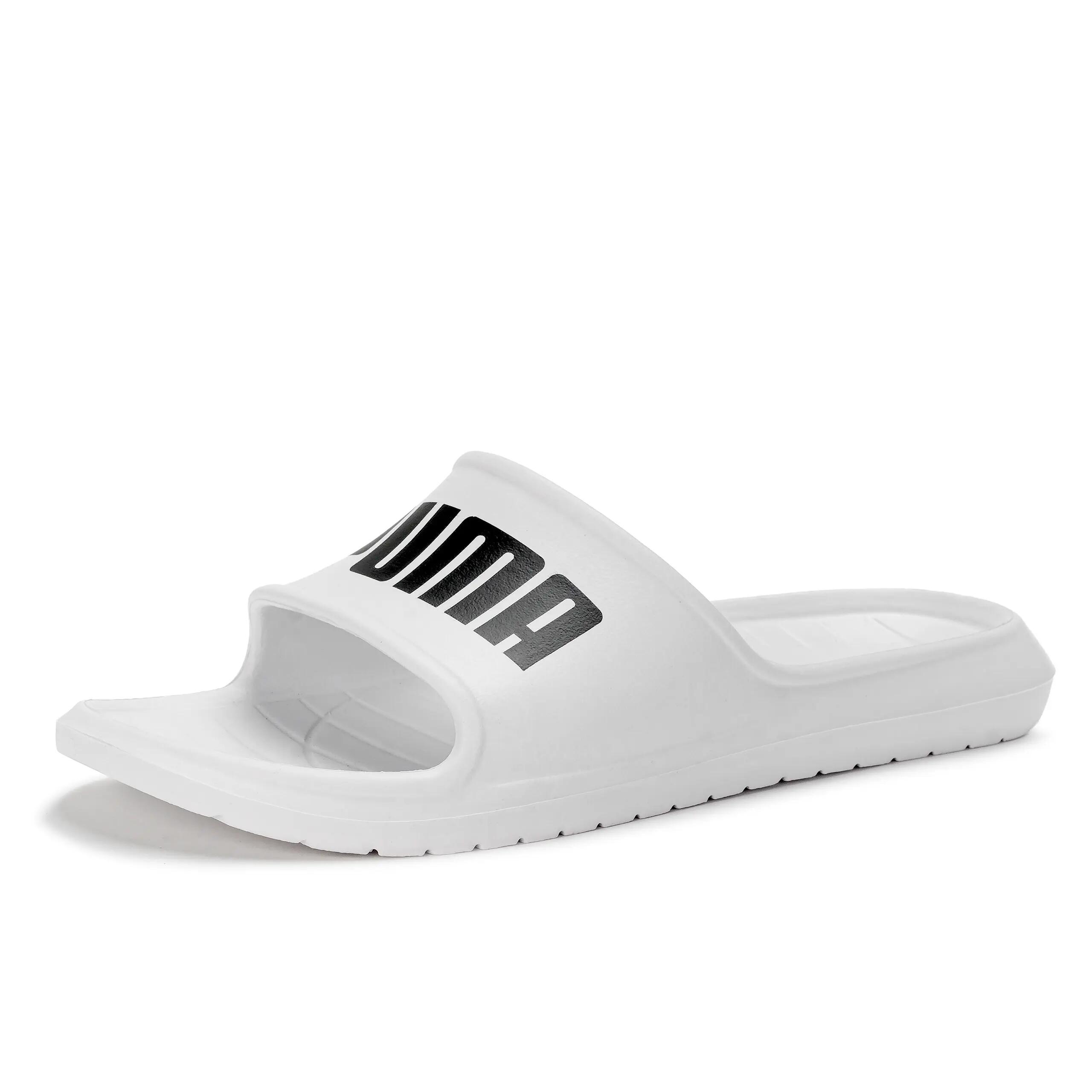 Chinelos de dedo Puma Divecat V2 Lite Slide Flip Flops, Branco, Unissex 5/7