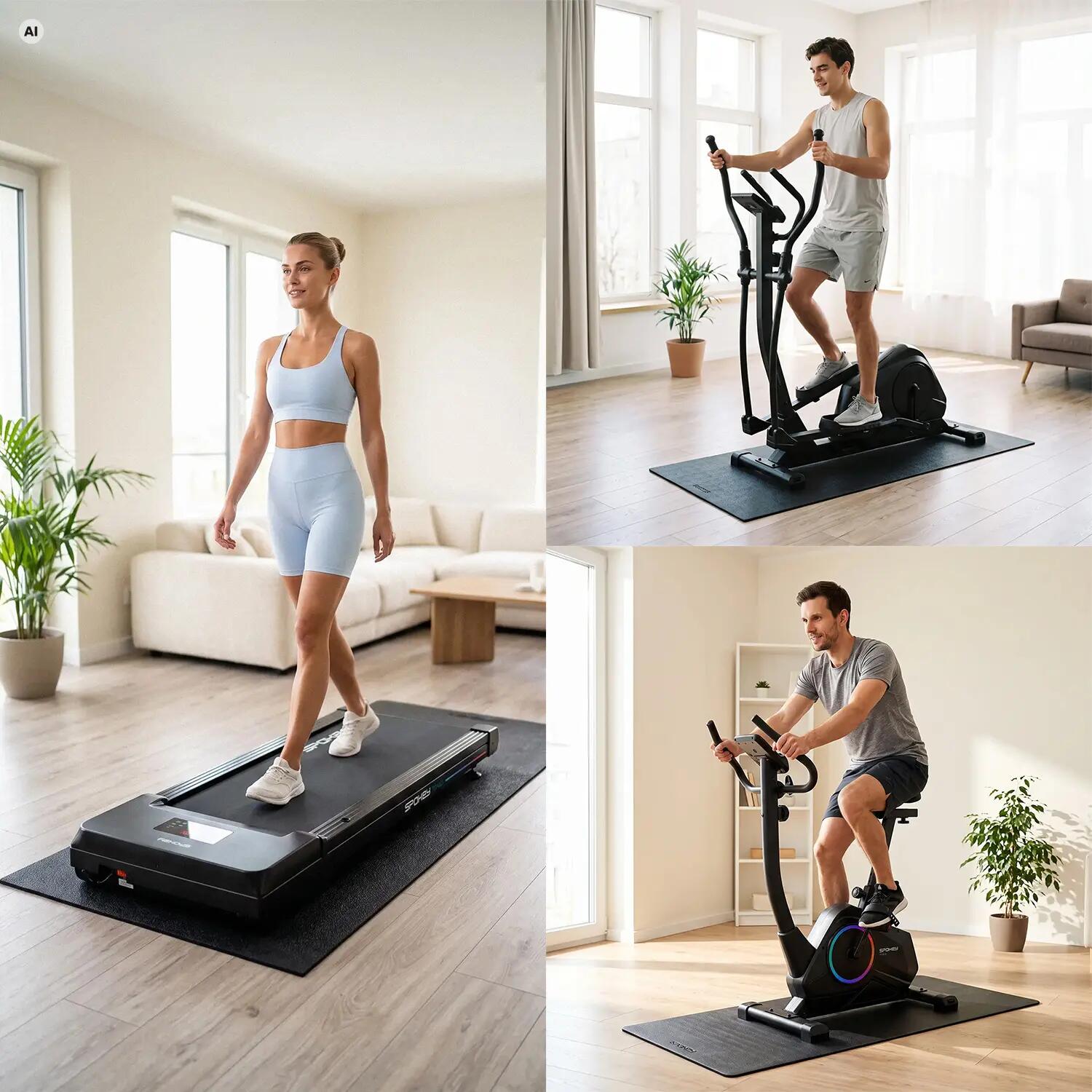 Mata ochronna pod sprzęt cardio i fitness Spokey Equi Mat 170 cm 8/8