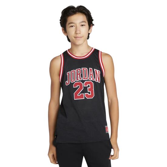 Jordan Canotta 23 Jersey nero - 13-15 anni