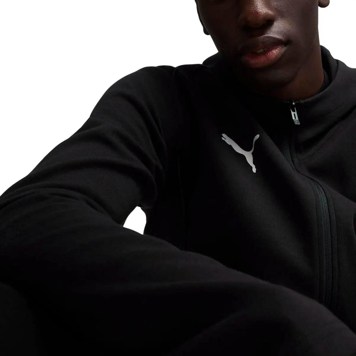 Chaqueta con Capucha TeamFINAL Casuals para Hombre Negro 6/8