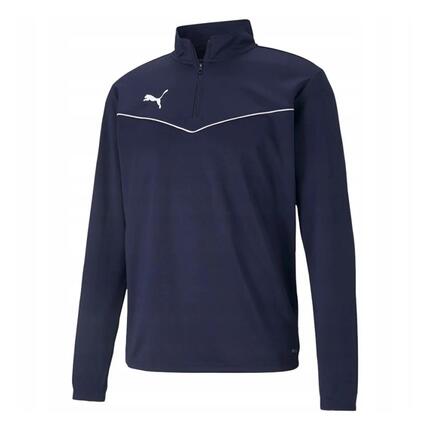 Puma Teamrise 1/4 Zip Top Czerwona Bluza Dorosłych