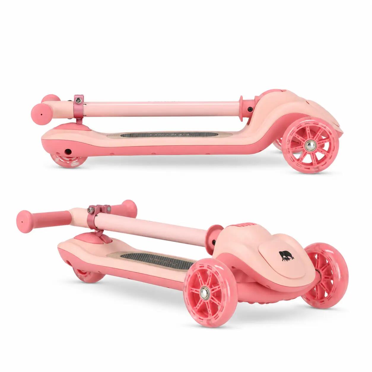 Patinete infantil Harvey – 3+ años – ruedas LED – altura ajustable – Rosa 4/5