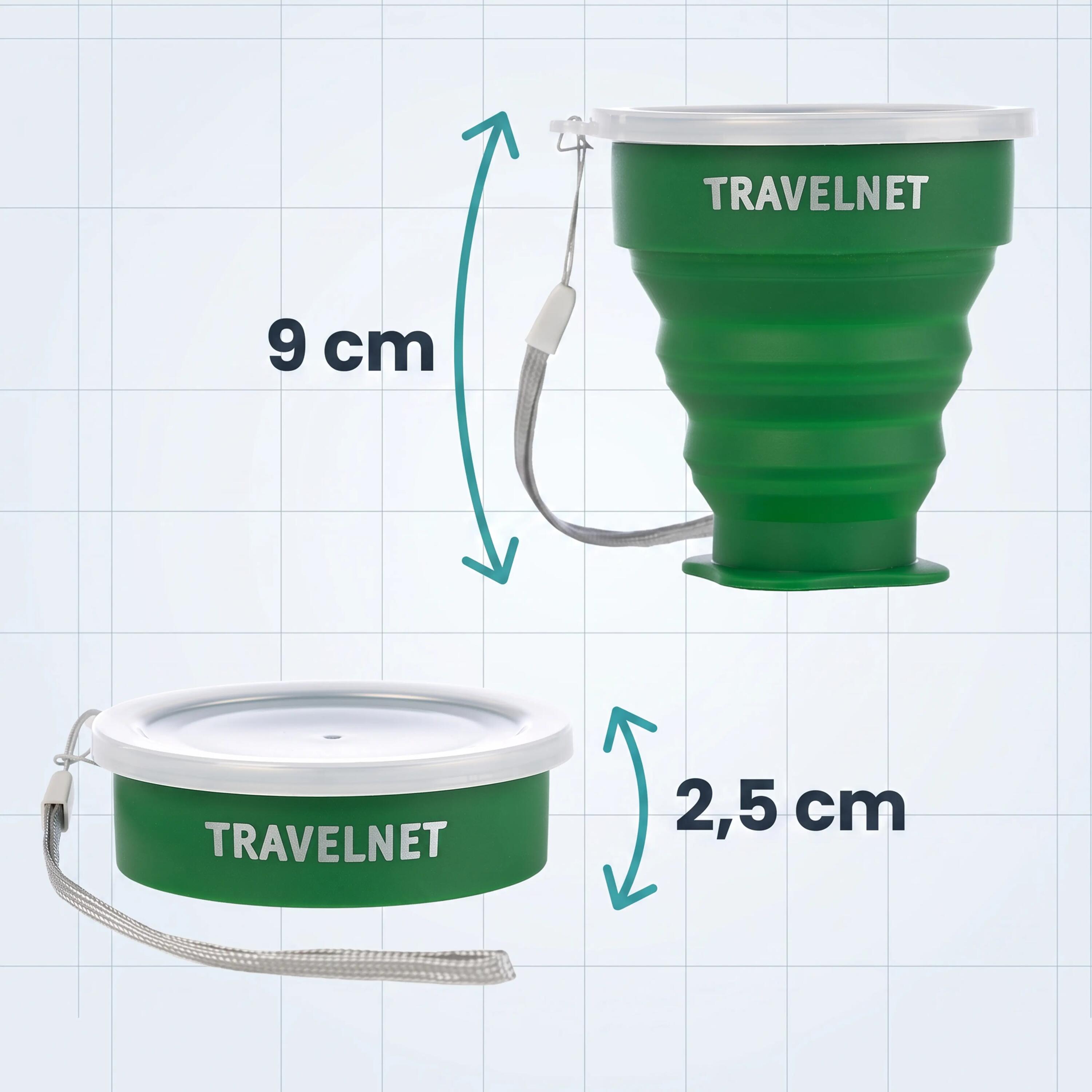 Travelnet Foldy Faltbares Silikon-Becherset - 4er-Set 4/7
